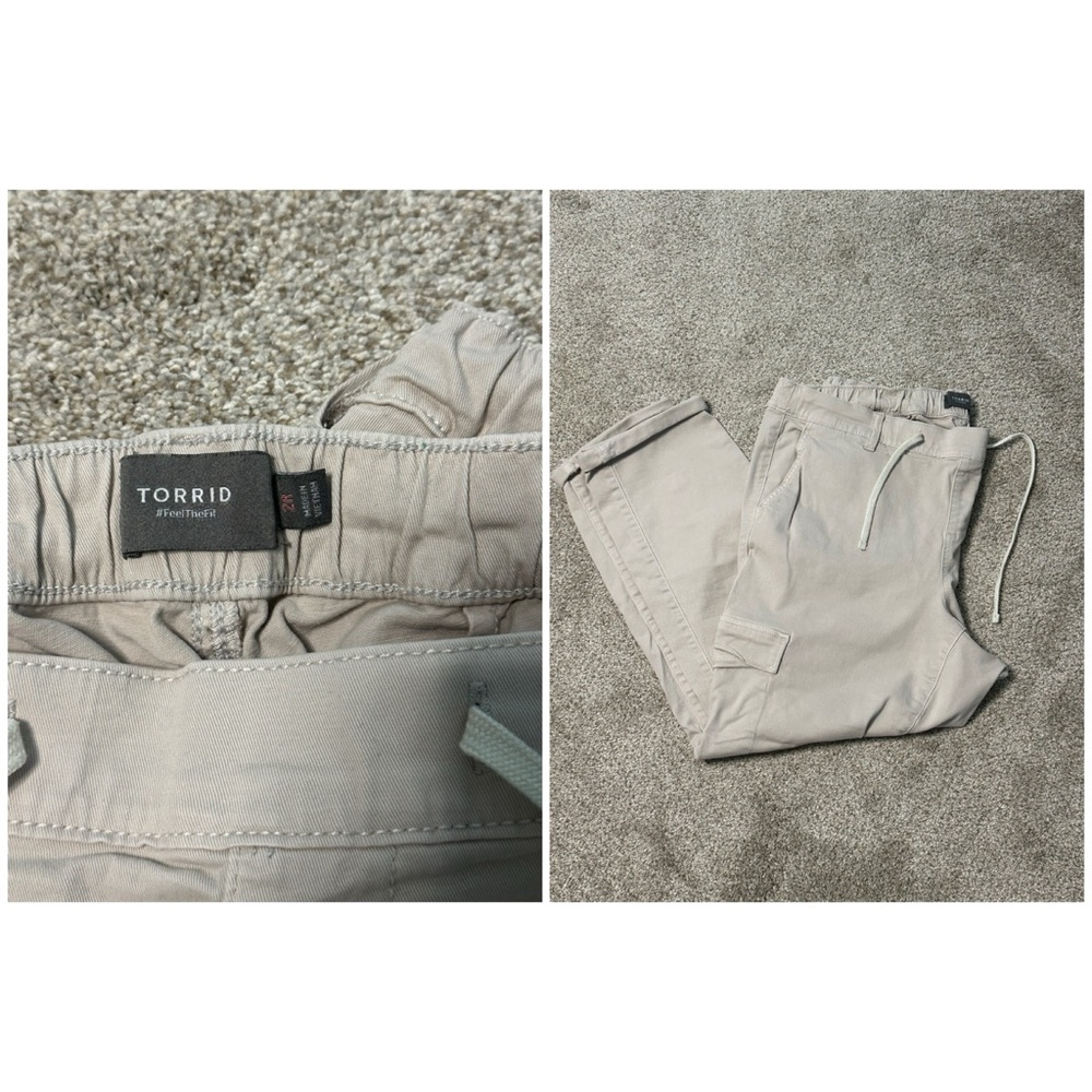 Torrid Women’s Light Gray Cargo Pants
